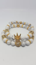 IMPERIAL CROWN 2pcs SET IN WHITE